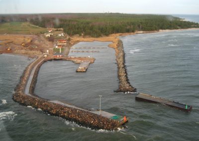 Reconstruction of Ringsu Harbour on Ruhnu island